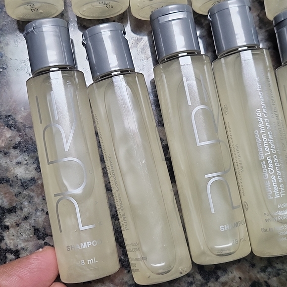 Pure By Gloss shampoo lot of 10 new 28 ml each new travel clean lemon infused - Picture 5 of 9